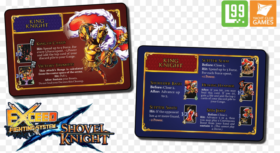 Exceed Card Previews Exceed Fighting System Shovel Knight, Text, Baby, Person, Advertisement Png Image