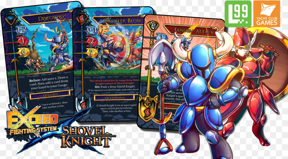 Exceed Card Previews Shovel Knight, Book, Comics, Publication, Baby Free Transparent Png