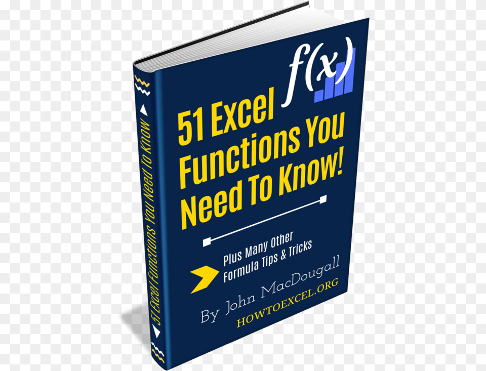 Excel Functions You Need To Know Cover Excel Functions Parallel, Book, Publication, Advertisement Free Transparent Png