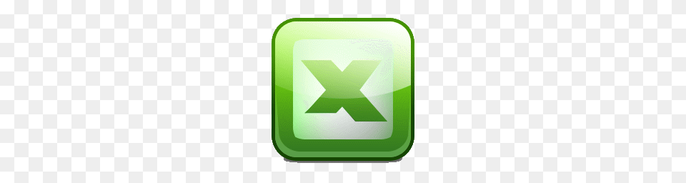 Excel Icon, Green, Symbol, Recycling Symbol, First Aid Free Png