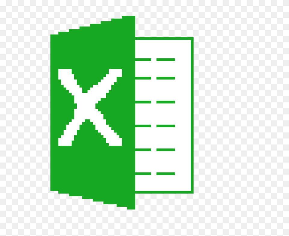 Excel Logo Pixel Art Maker, Chart, Plot Free Transparent Png