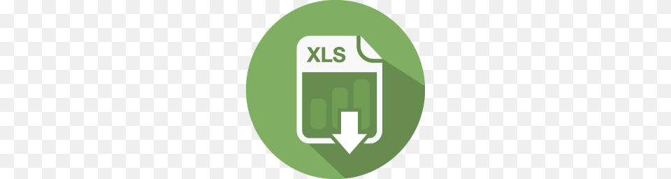 Excel Xls Icon, Green, Recycling Symbol, Symbol, Disk Free Transparent Png