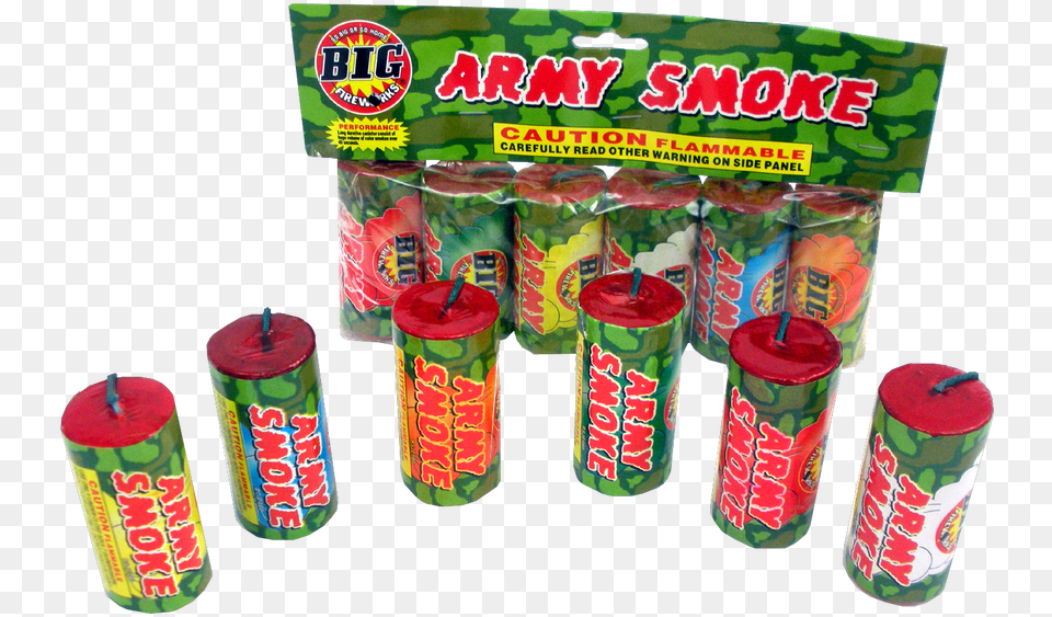 Excellent Long Lasting Smoke Bombs In Red Green Army Smoke, Can, Tin Free Transparent Png
