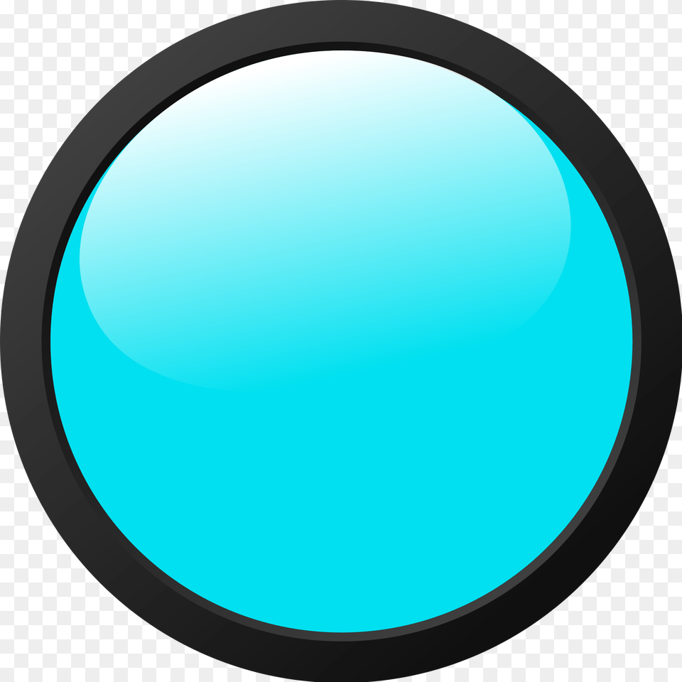 Excellent Open With Indicator Light Cyan Icon, Sphere, Turquoise, Window Free Png Download