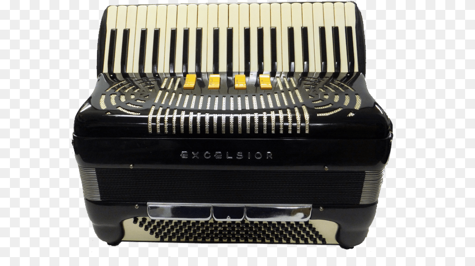 Excelsior 120 Bass Accordion Garmon, Keyboard, Musical Instrument, Piano Free Png