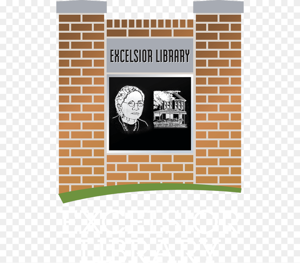 Excelsior Library Logo University Of Central Florida, Advertisement, Architecture, Wall, Brick Png Image