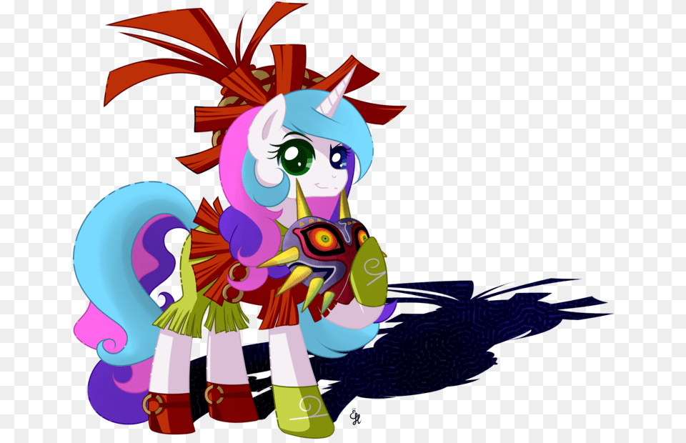 Exceru Karina Clothes Cosplay Costume Majora39s Mlp Zelda Crossover, Art, Graphics, Book, Comics Free Png Download