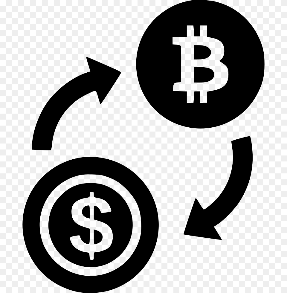 Exchange Bitcoin Dollar Icon Download, Stencil, Symbol, Device, Grass Free Transparent Png