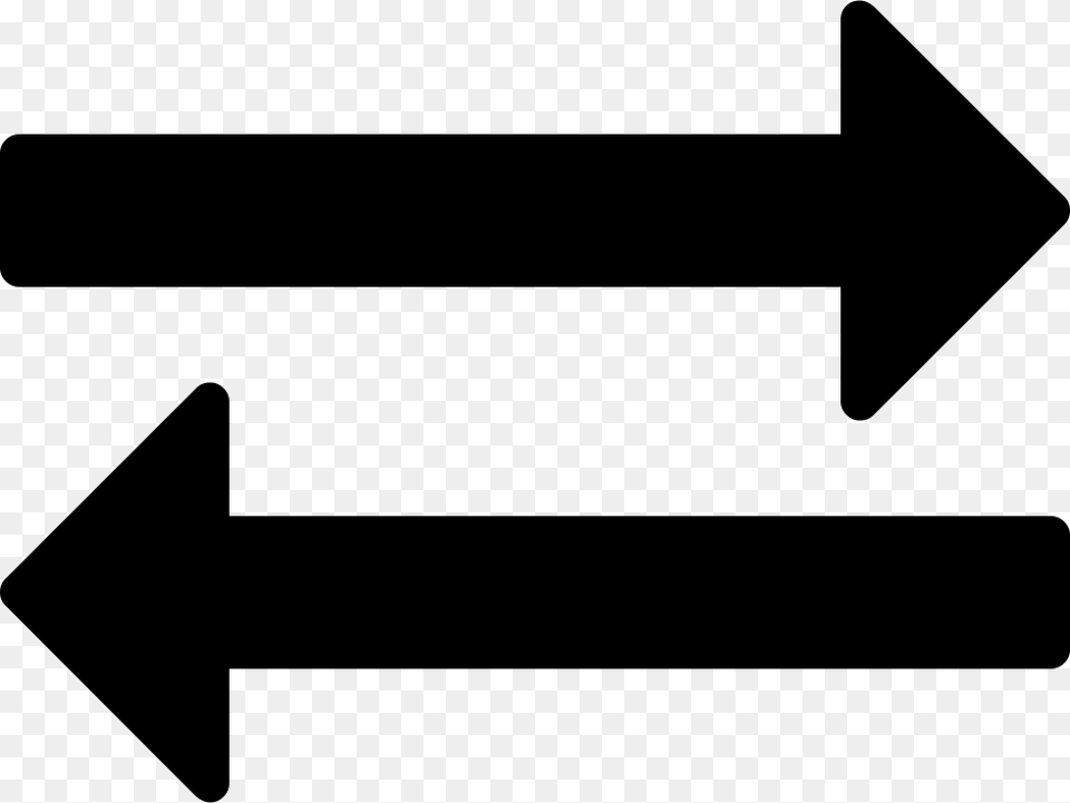 Exchange Exchange Arrows Icon, Weapon, Arrow, Arrowhead Free Png