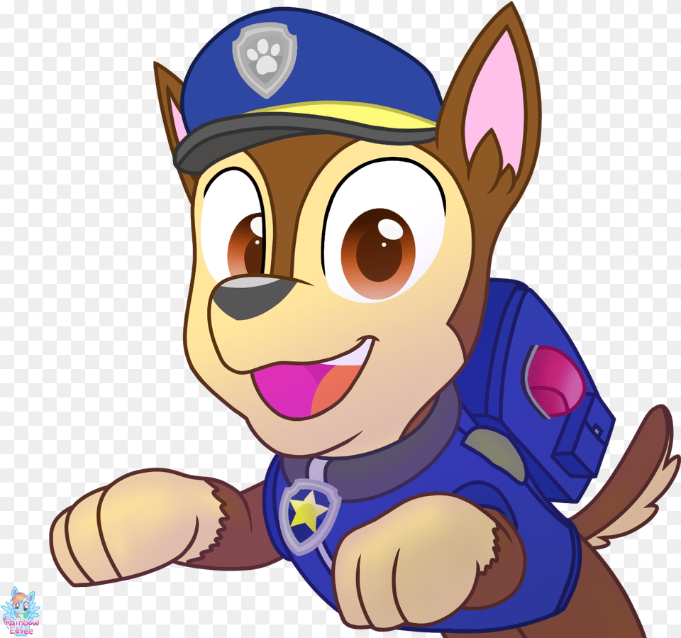 Excited Chase Paw Patrol, Baby, Person, Face, Head Png Image