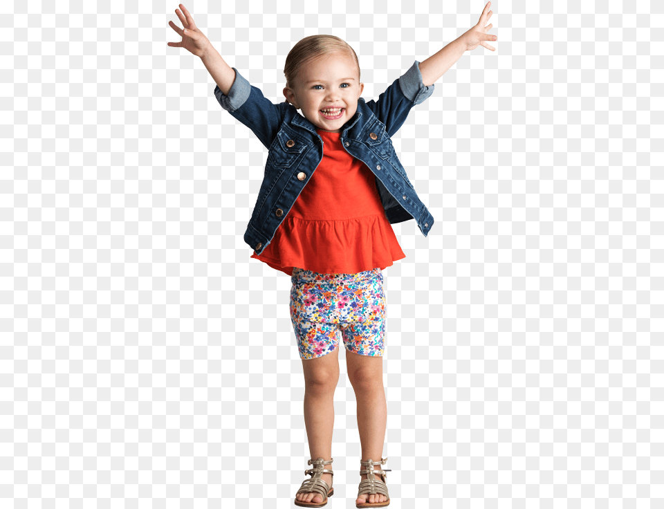 Excited Child Banner Stock Excited Child, Vest, Shorts, Portrait, Photography Png