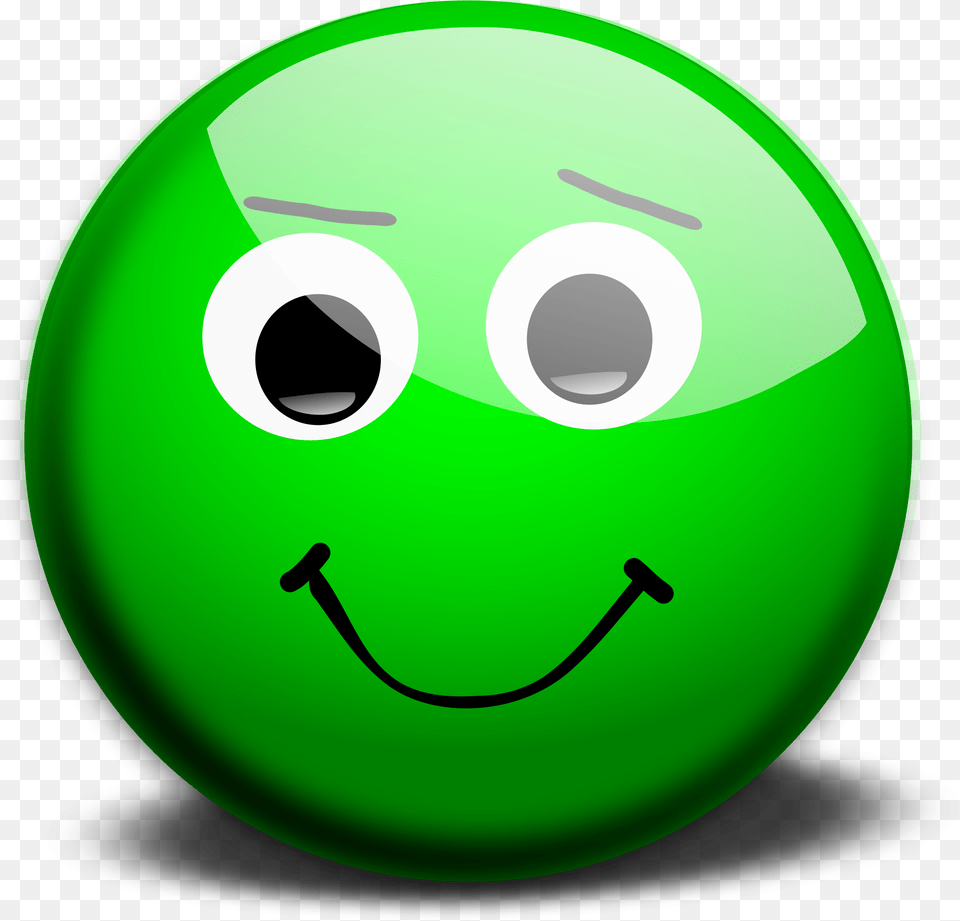 Excited Clipart Yellow Happy Face Confused Face Clip Art, Green, Sphere, Disk Free Transparent Png