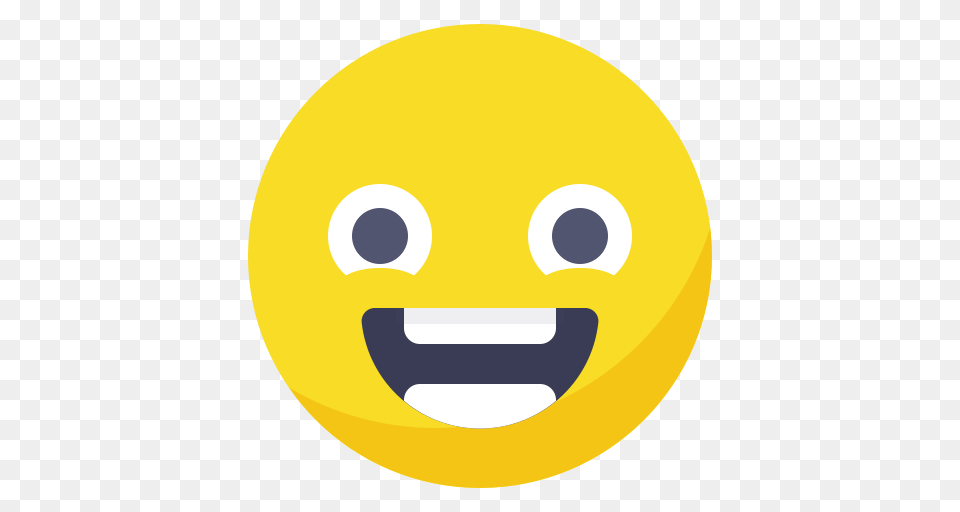 Excited Face Happy Positive Smile Smiley Welcoming Icon, Photography, Astronomy, Moon, Nature Free Transparent Png