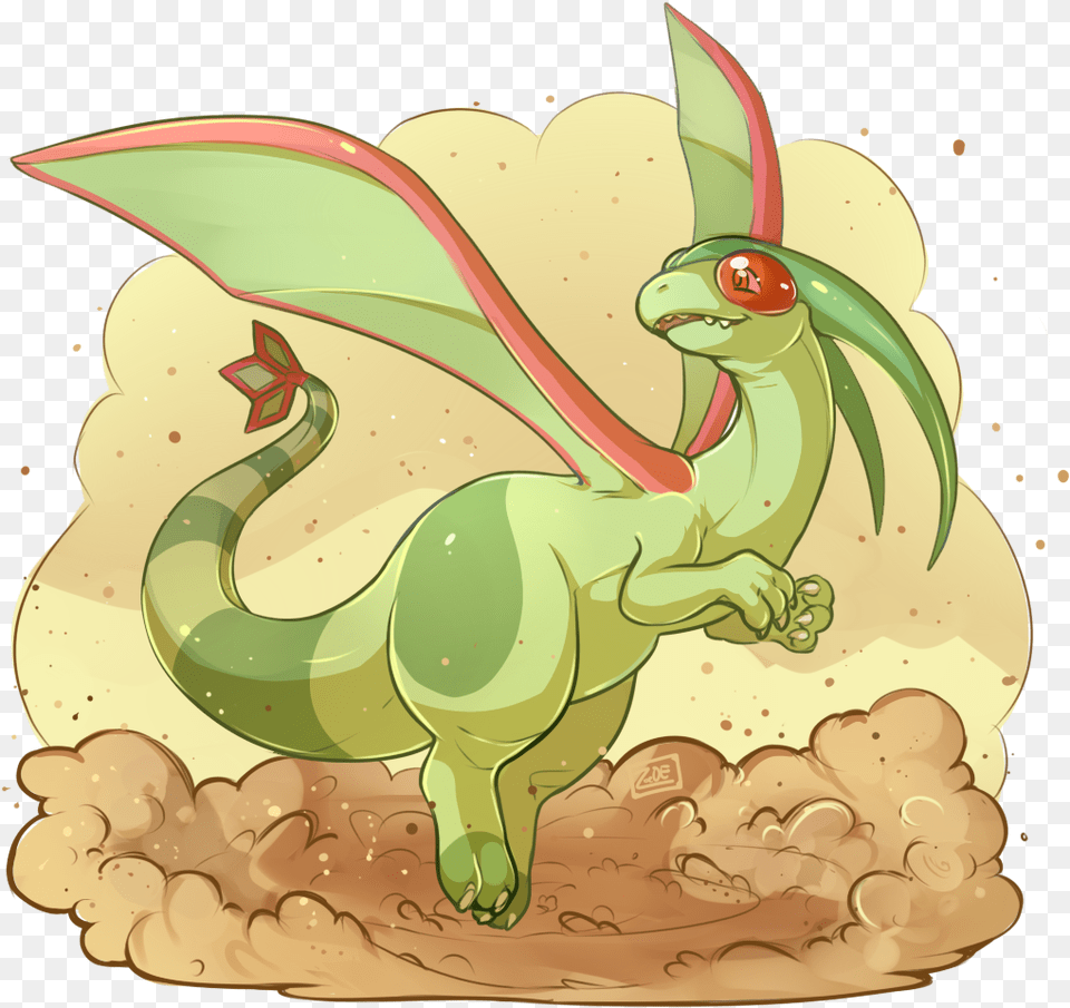 Excited Flygon Pokemon Fan Art Flygon, Dragon Png Image