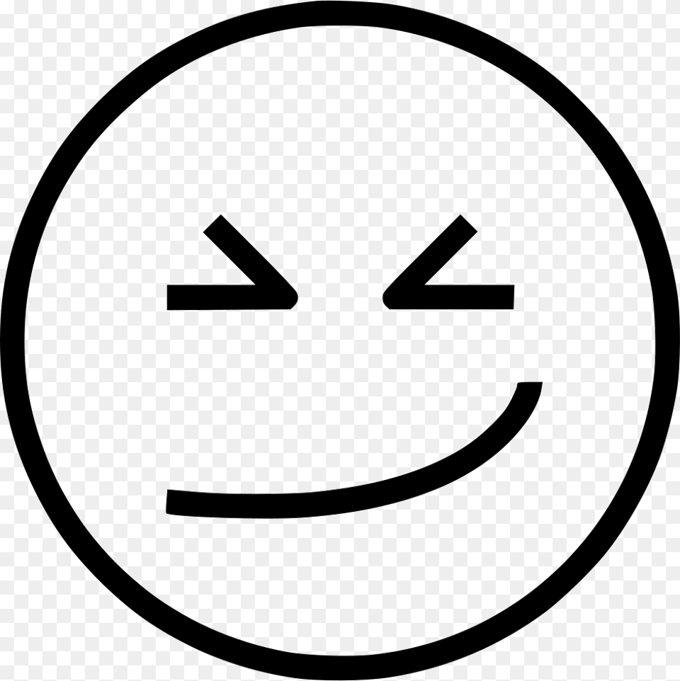 Excited Smirk Icon Download, Symbol, Sign, Text Free Transparent Png
