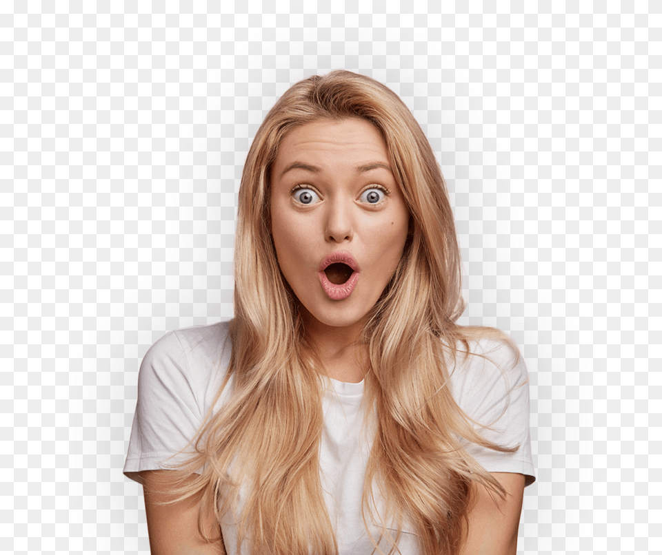 Excitedsurprised Girl Transparent Excited Girl, Adult, Surprised, Portrait, Photography Free Png
