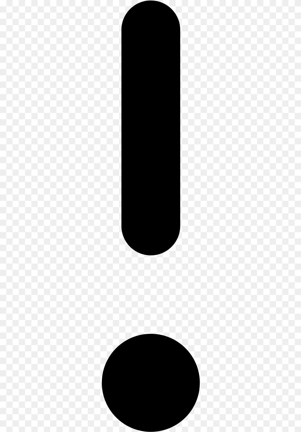 Exclamation Mark, Gray Png Image