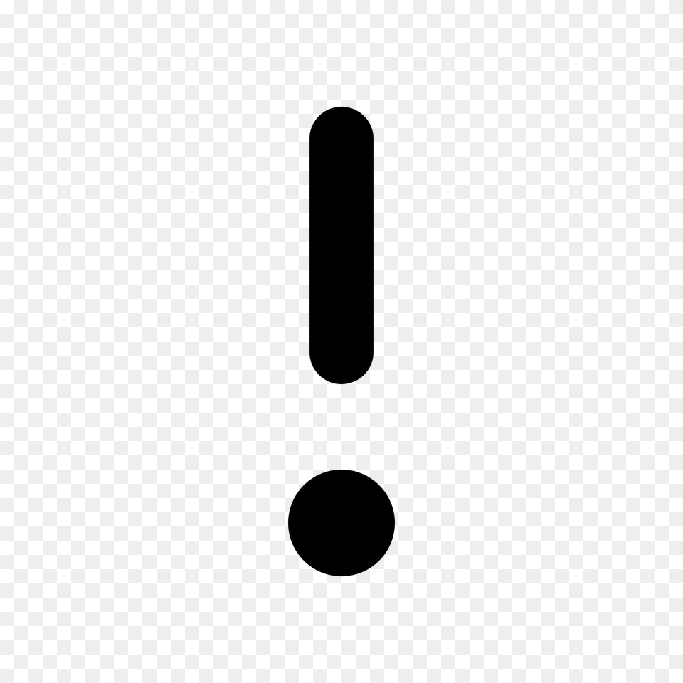 Exclamation Mark, Gray Png