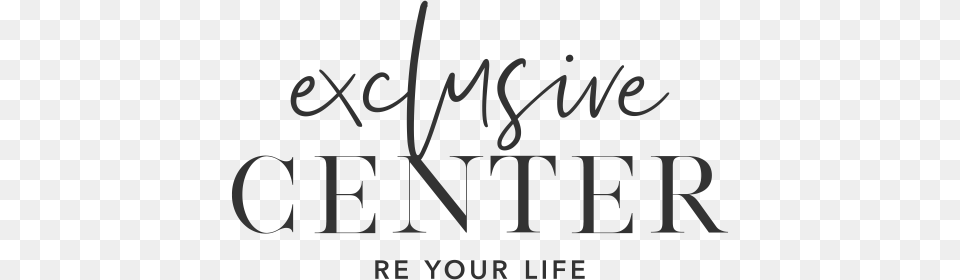 Exclusive Center Exclusive Center Renting, Handwriting, Text Free Png
