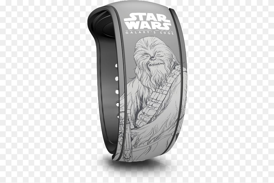 Exclusive Chewbacca Star Wars Galaxyu0027s Edge Magicband Is Steamboat Willie Magic Band, Wristwatch, Arm, Body Part, Person Free Png