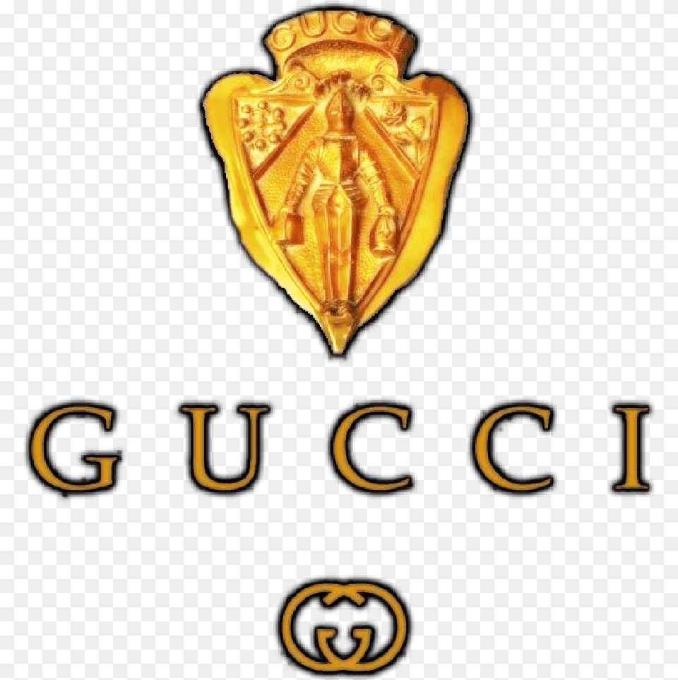 Exclusive Crest Shield Guccigang Gucci Gold Gucci Gold, Badge, Logo, Symbol Png Image