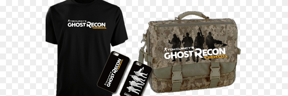 Exclusive Ghost Recon Wildlands Prizes Tom Clancy39s Ghost Recon Wildlands Dark Waters, Bag, Clothing, T-shirt, Person Free Png Download