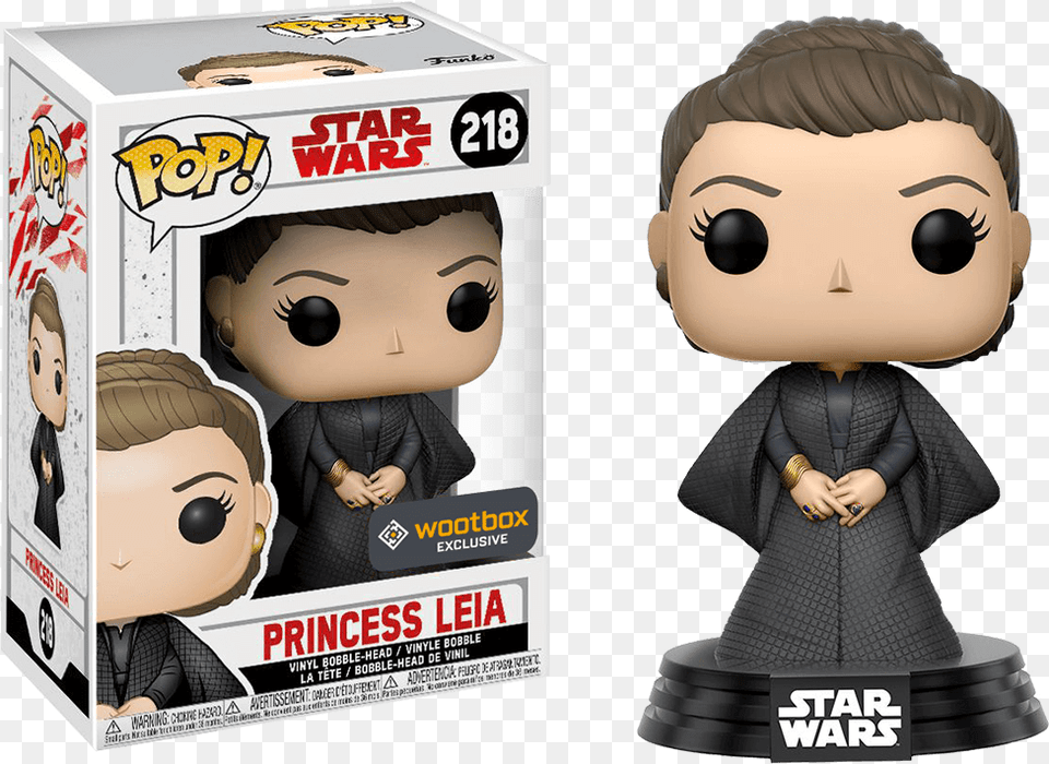 Exclusive Pop Figurine U2013 Princess Leia Star Warsu0026nbsp Funko Pop Star Wars Leia, Baby, Person, Doll, Face Png