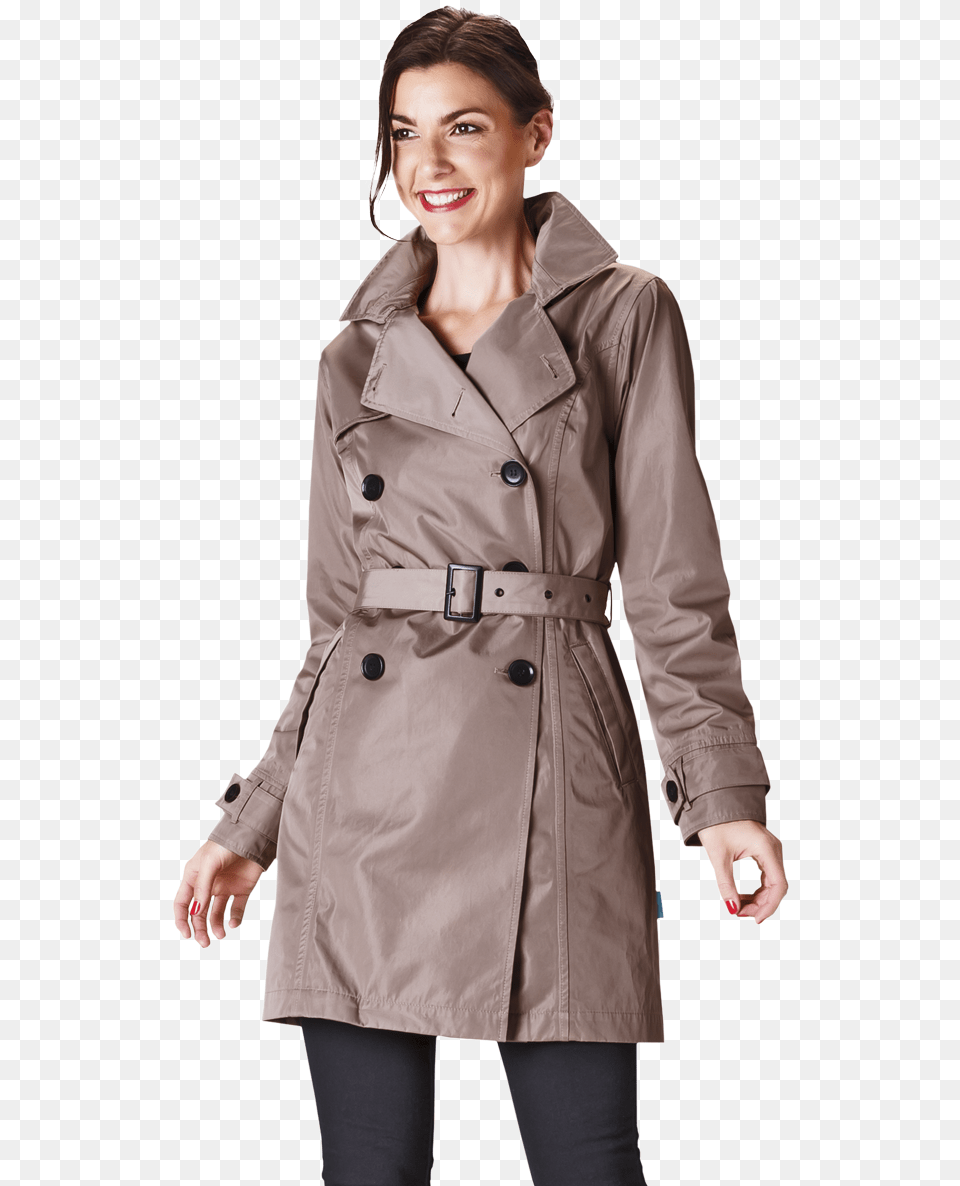 Exclusive Trench Coat Tokyo Taupe Happyrainydays Tokyo, Clothing, Overcoat, Trench Coat, Face Png