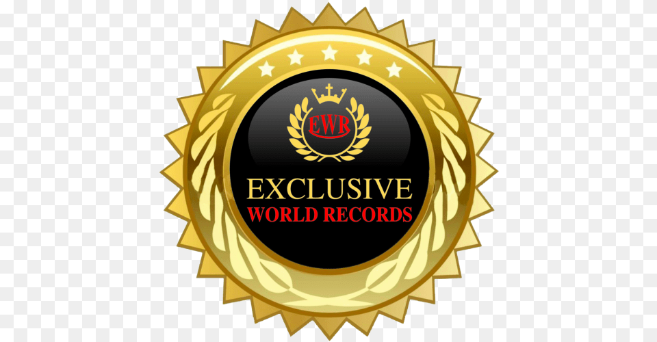 Exclusive World Records Gold 1 Year Warranty Logo, Badge, Symbol, Emblem, Dynamite Free Png
