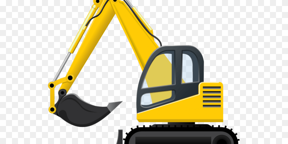 Excovator Clipart Construction Project Construction Equipment Clipart, Machine, Bulldozer Free Transparent Png