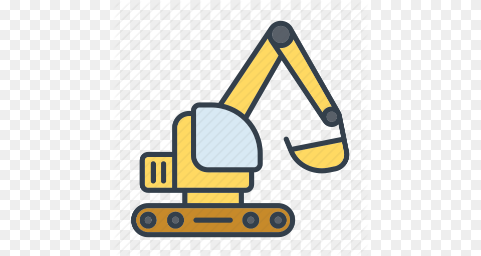 Excovator Clipart Construction Tool, Construction Crane, Bulldozer, Machine Free Transparent Png