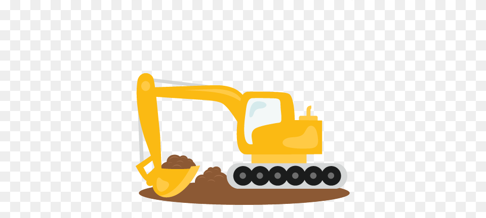 Excovator Clipart Transparent, Machine, Bulldozer Free Png Download