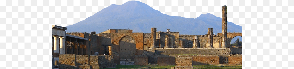 Excursion To Pompeii Ruins Forum At Pompeii, Architecture, Building, Castle, Fortress Png