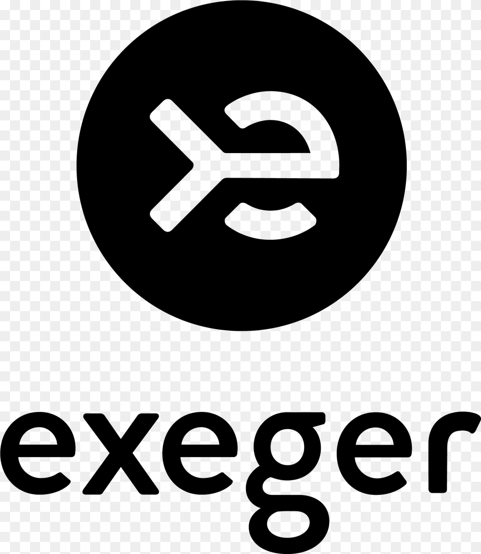 Exeger Logo, Gray Free Transparent Png