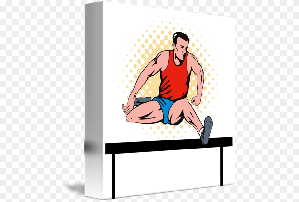 Exercise Bench Clipart Tumblr Transparent Track And Field Athletics, Adult, Person, Man, Male Free Png Download