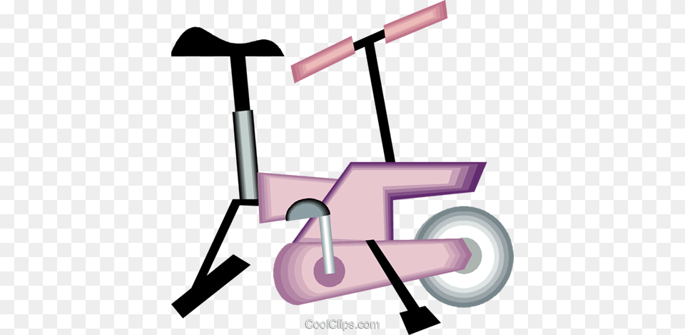 Exercise Bicycle Royalty Vector Clip Art Illustration, Scooter, Transportation, Vehicle, Device Free Png Download