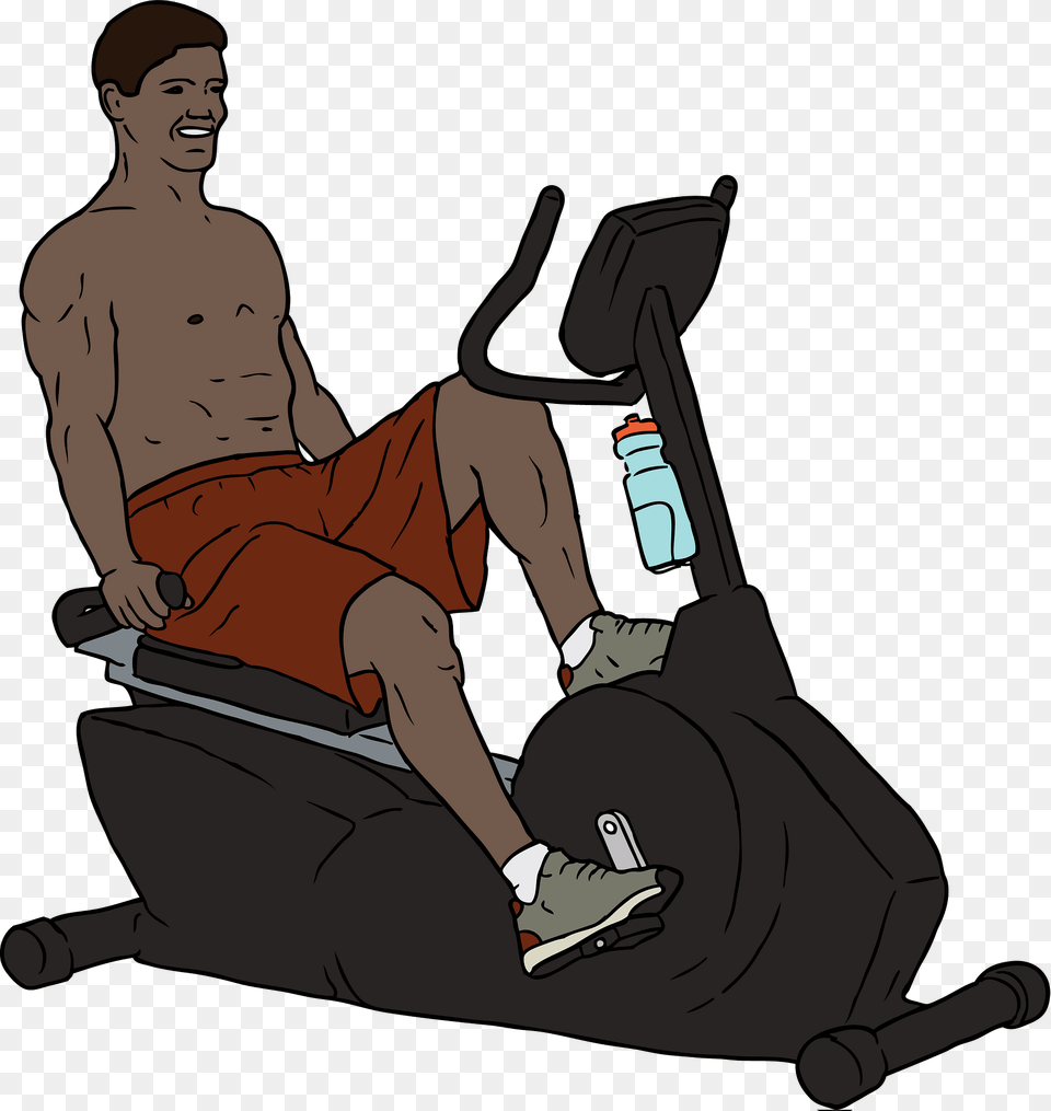 Exercise Bike Man Clipart, Adult, Person, Male, Face Free Transparent Png