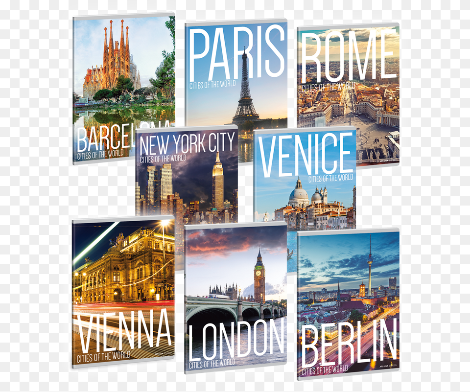 Exercise Book Cities Of The World London Fzet, Architecture, Art, Building, Collage Free Transparent Png