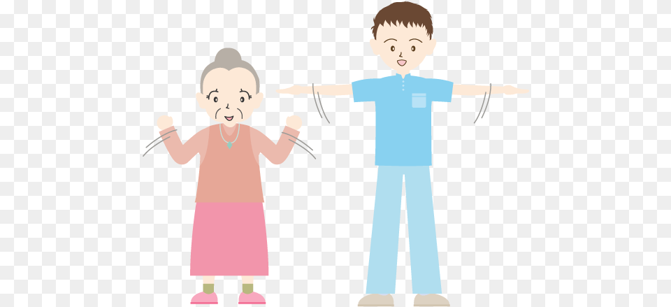 Exercise Elderly Cartoon, Baby, Person, Boy, Child Png
