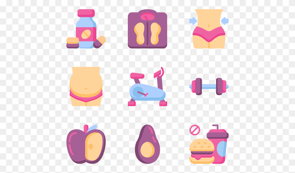 Exercise Icons, Burger, Food Free Png