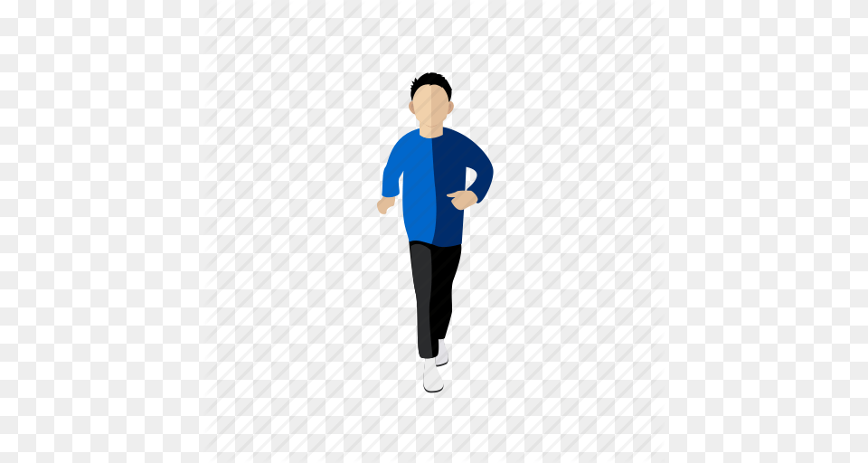Exercise Man People Running Sport Trainer Icon, Person, Walking Free Transparent Png