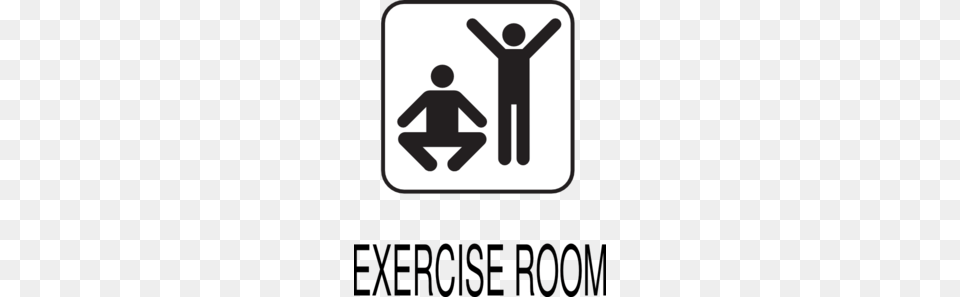 Exercise Room Clip Art, Sign, Symbol, Road Sign Free Transparent Png
