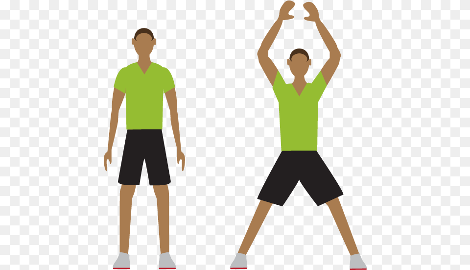 Exercise Transparent Images Exercise Jumping Jacks Clipart, Adult, Person, Man, Male Free Png