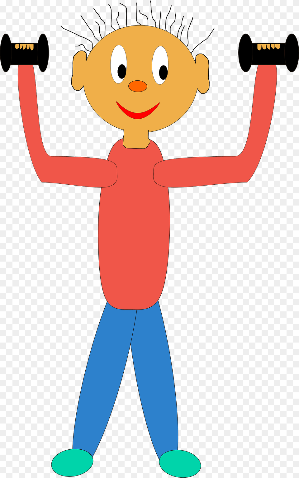 Exercising Clipart, Cartoon, Person, Face, Head Free Png