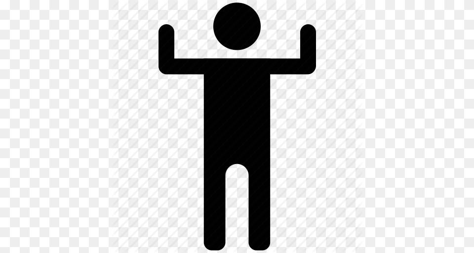 Exercising Handsup Person With Hands Up Raised Hands Spectator Free Png