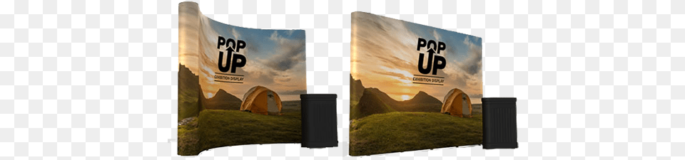 Exhibition Displays Curved Or Straight Pop Up Exhibition Stand, Tent, Advertisement, Book, Publication Free Transparent Png