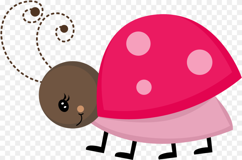 Exibir Todas As Imagens Na Pasta Pink And Brown Ladybugs Ladybug With Flower Clipart, Pattern, Clothing, Hat, Hardhat Png