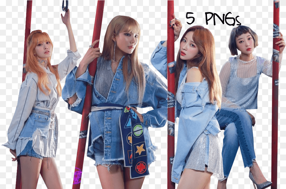 Exid Download Night Rather Than Day Outfits, Clothing, Costume, Person, Pants Png Image