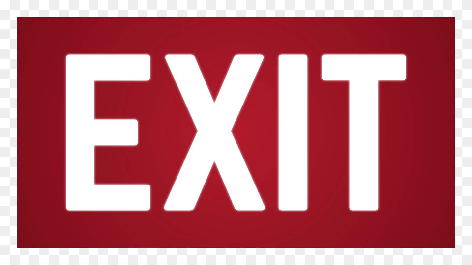 Exit, First Aid, Logo, Maroon, Sign Png Image