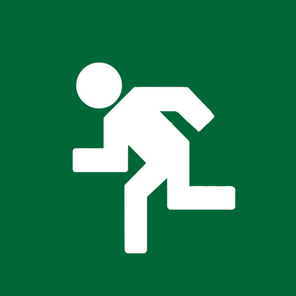 Exit, Sign, Symbol, First Aid Free Png